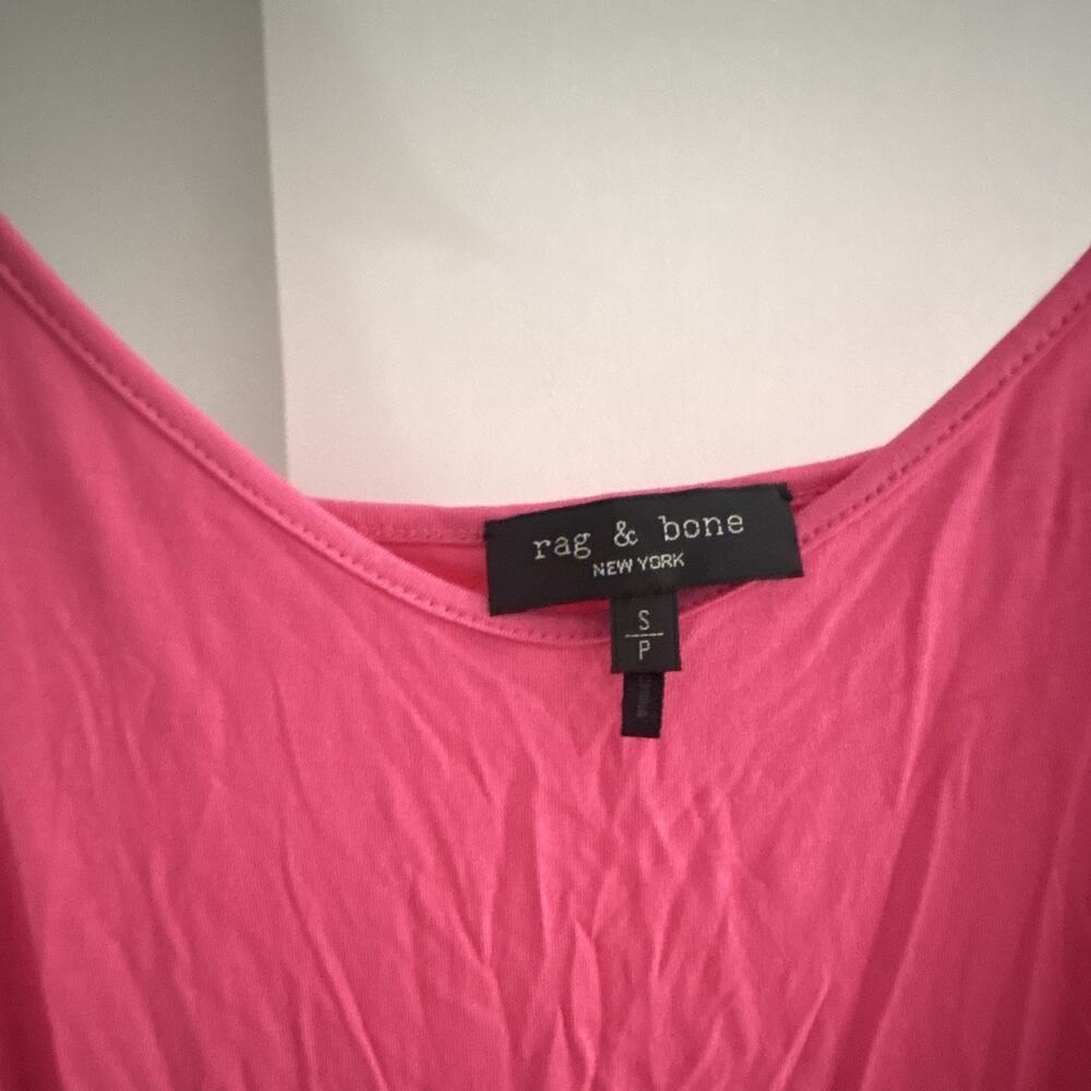 Y2K Style rag & bone Women’s Barbie Pink Slip Dress with Straps, Size S Regular - Picture 3 of 6